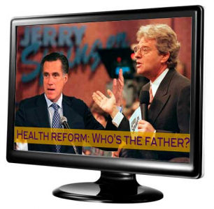 Mitt Romney: father of health reform? photo