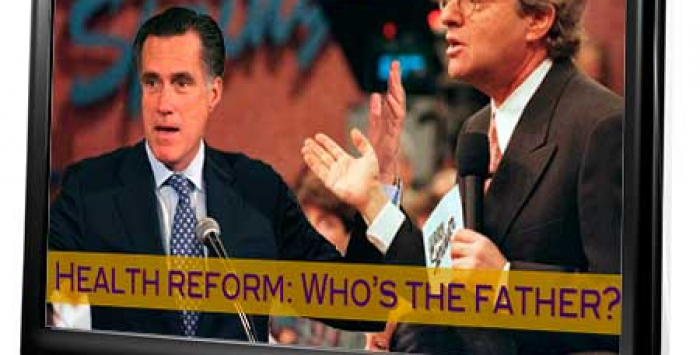 Mitt Romney: father of health reform?