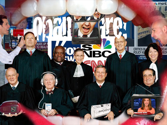 Supreme Court challenge and media circus