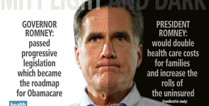 Romney vs. Romney on health reform