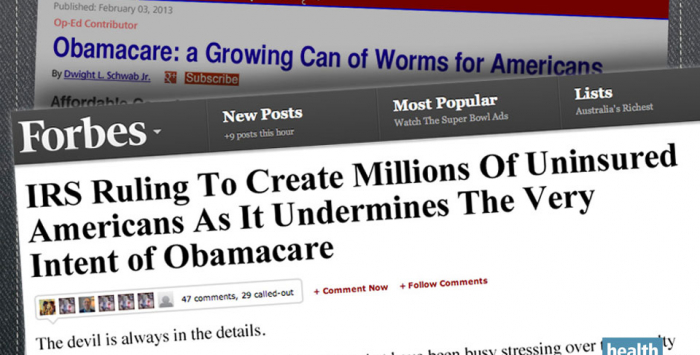 IRS ruling a ‘disaster for Obamacare?’ Nope.