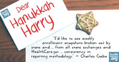 Hanukkah Harry, enrollment transparency, please photo