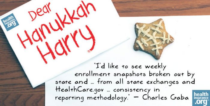 Hanukkah Harry, enrollment transparency, please