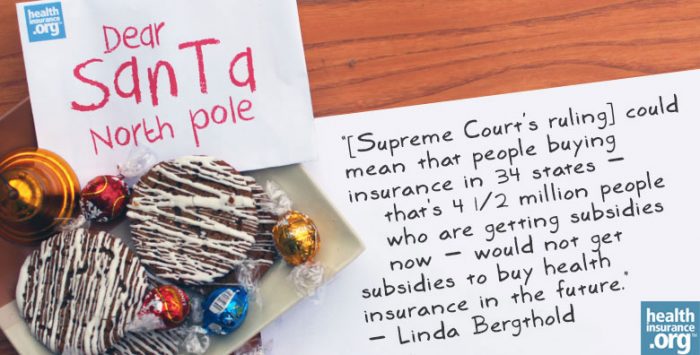 Santa, help keep the ‘affordable’ in ACA