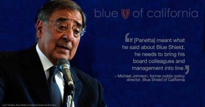What’s Leon Panetta going to do about Blue Shield? photo