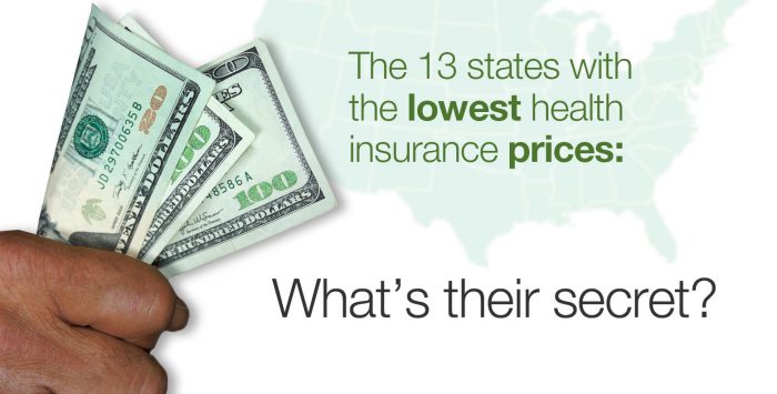 Why 13 states have lower health insurance rates