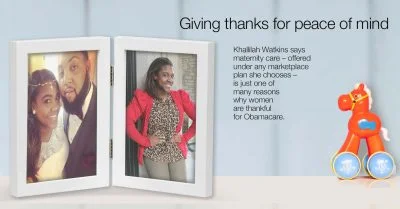 Why she’s giving thanks for Obamacare photo