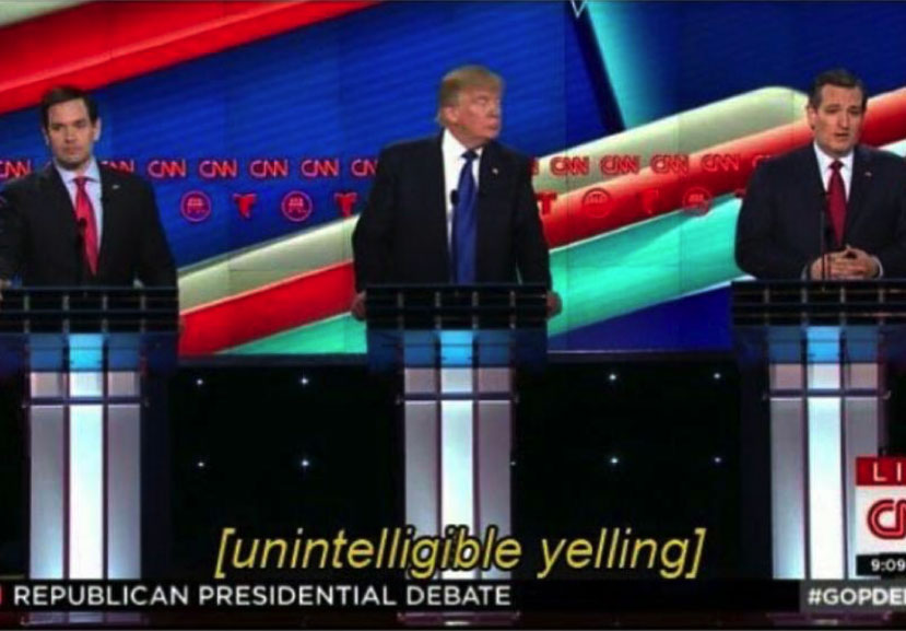 Last night’s GOP Debate on CNN was a case study in ACA derp. To give you an idea, even the Closed Captioning service pretty much gave up trying partway through the event.