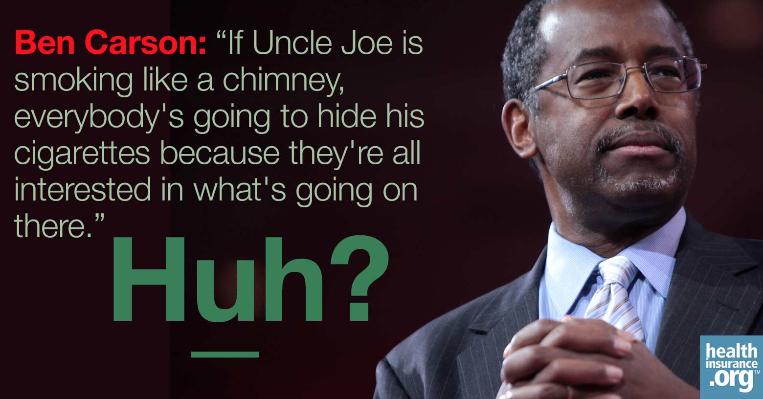 As far as I can tell, Carson’s plan amounts to, essentially, “throw a bunch of money at people, problem solved.” I’m sure others can make more sense out of what he said than I could.