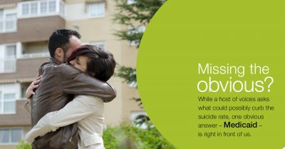Suicide rates – and how Medicaid can help photo
