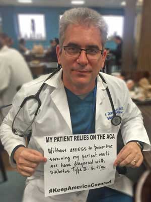 My patient relies on the ACA: Without access to preventive screening my patient would not have diagnosed with diabetes Type II in time.