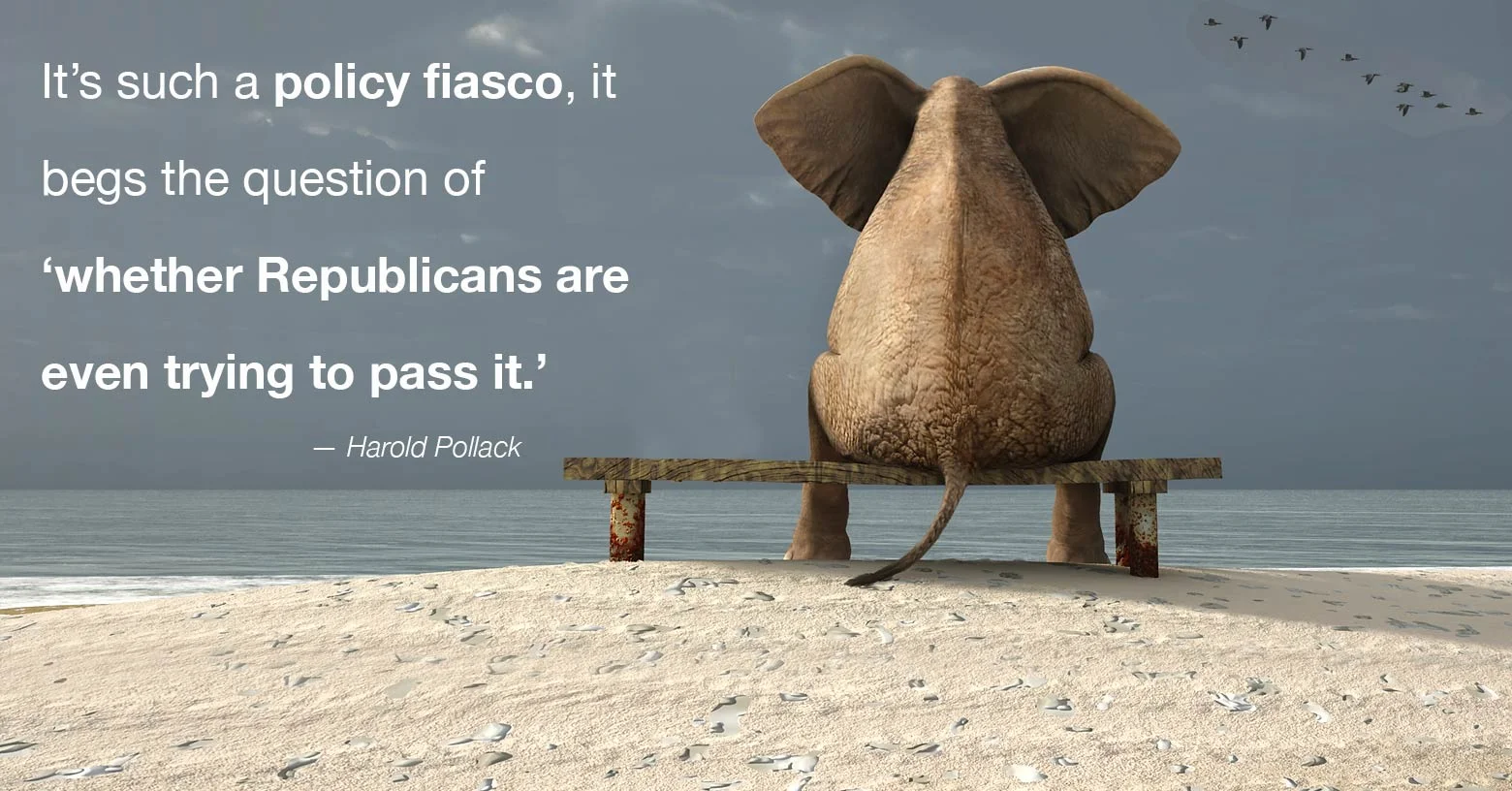 Whether the GOP really intends to pass repeal.