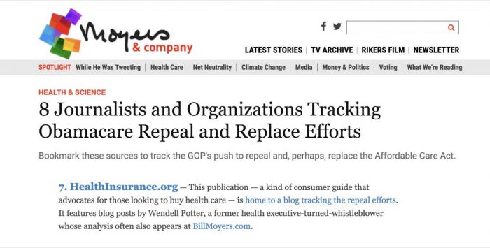 healthinsurance.org in the news