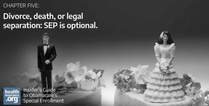 Divorce, death, or legal separation: SEP is optional