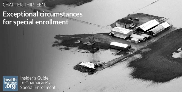 Exceptional circumstances for special enrollment
