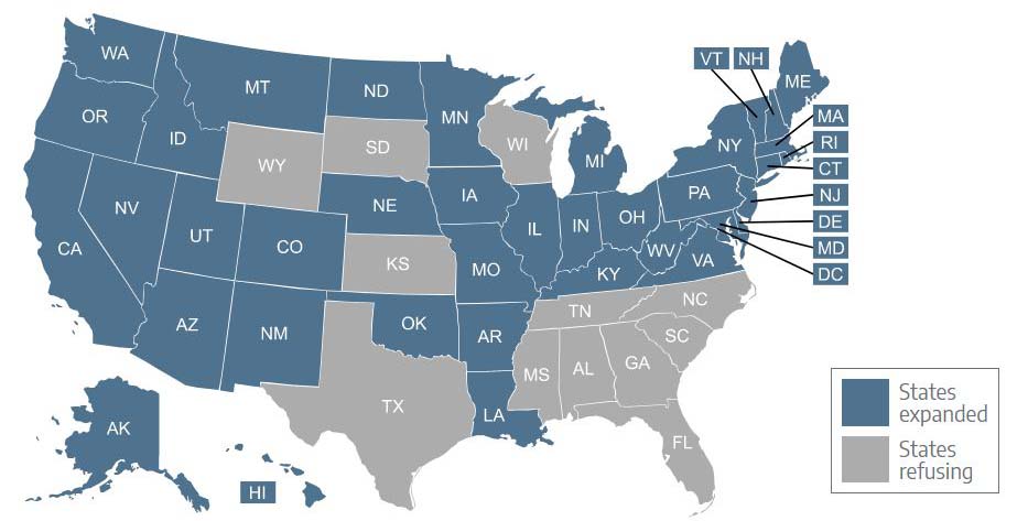 Did your state implement Medicaid expansion?