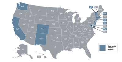 Which states offer their own health insurance subsidies? photo