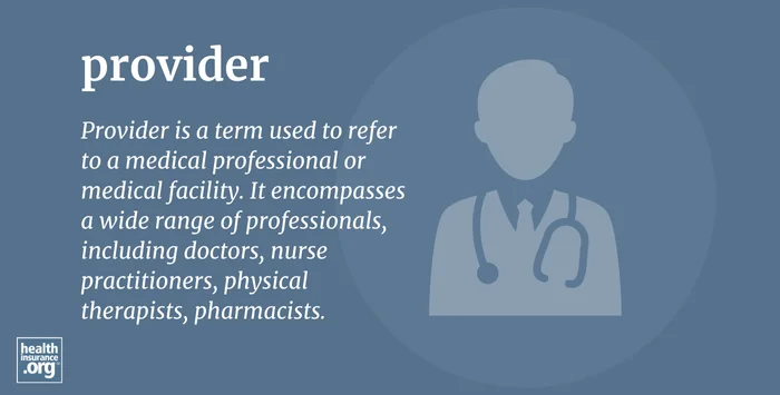 Infographic regarding health insurance providers