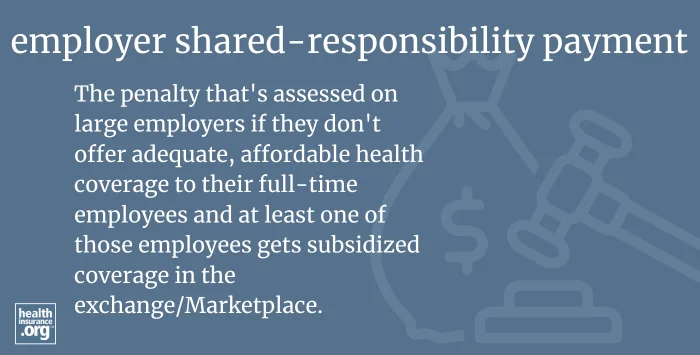 Infographic regarding employer shared-responsibility payment i
