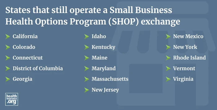 small business health options exchange infographic