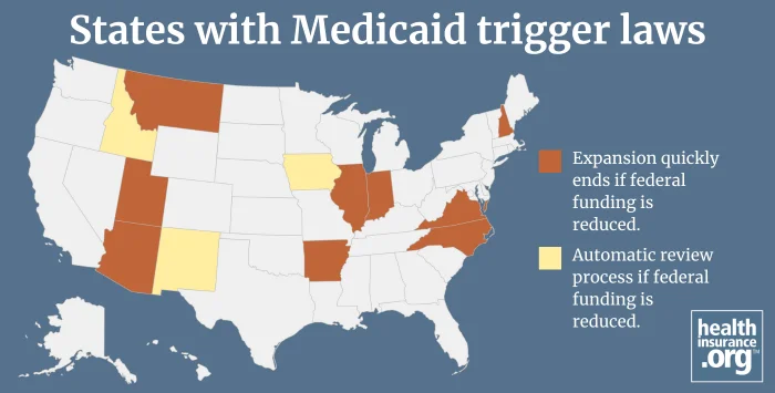 States with Medicaid trigger laws