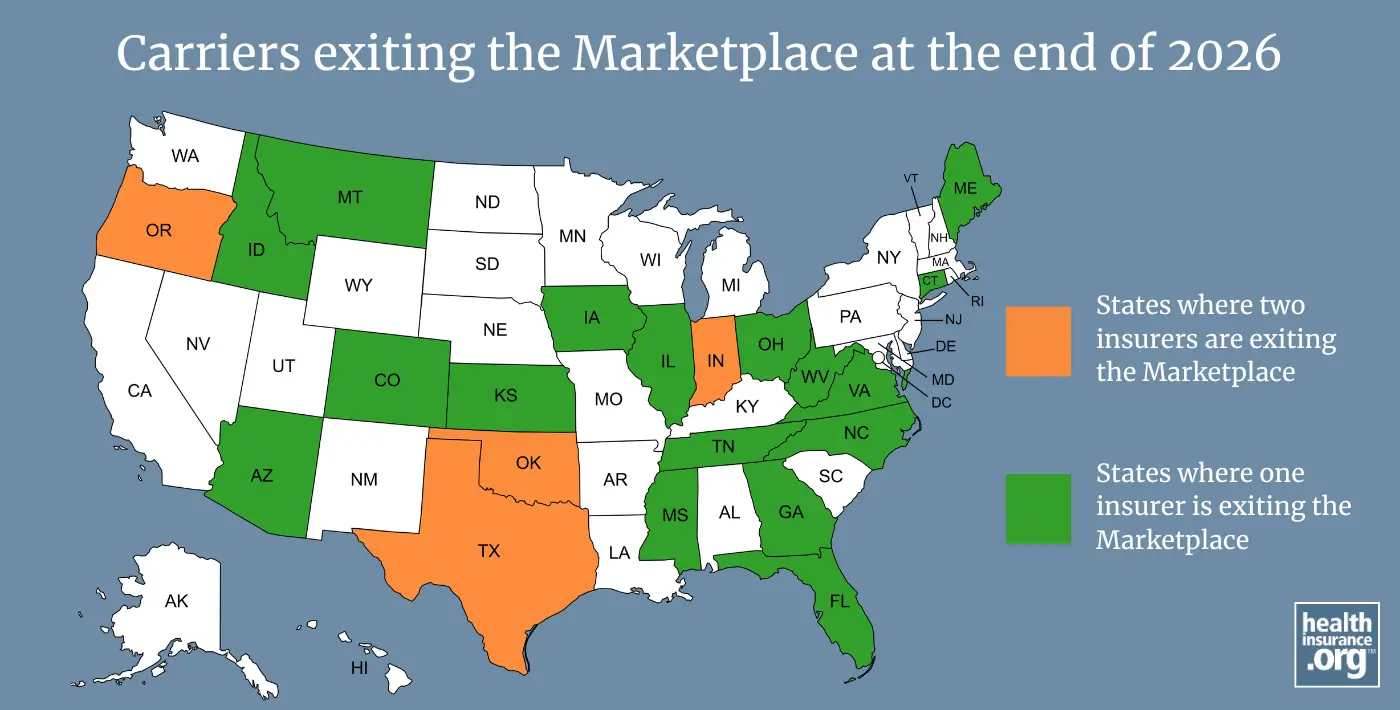 Health insurers are exiting the Marketplace again. Should consumers be worried?