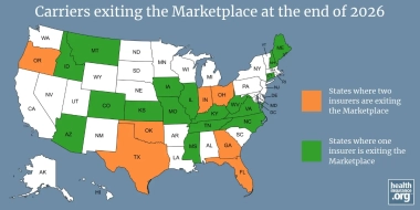 Health insurers are exiting the Marketplace again. Should consumers be worried?