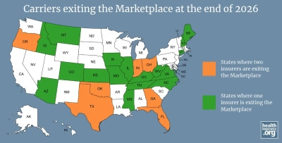 Health insurers are exiting the Marketplace again. Should consumers be worried? photo