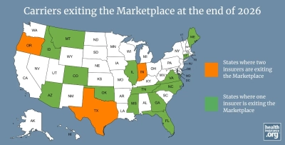 Health insurers are exiting the Marketplace again. Should consumers be worried? photo