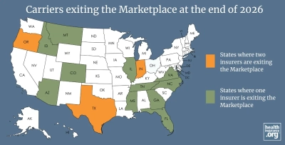 Health insurers are exiting the Marketplace again. Should consumers be worried? photo