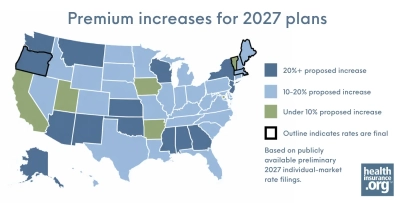 Health insurance premium increases for 2027: Proposed rates by state and what consumers should know photo
