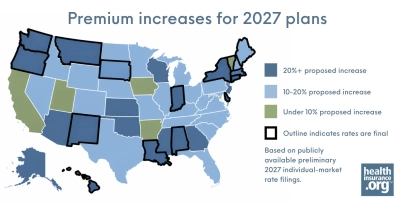 Health insurance premium increases for 2027: Proposed rates by state and what consumers should know photo