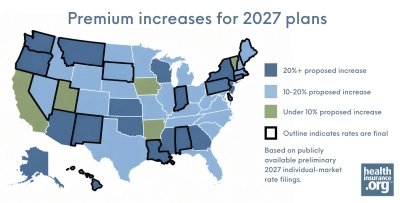 Health insurance premium increases for 2027: Proposed rates by state and what consumers should know photo